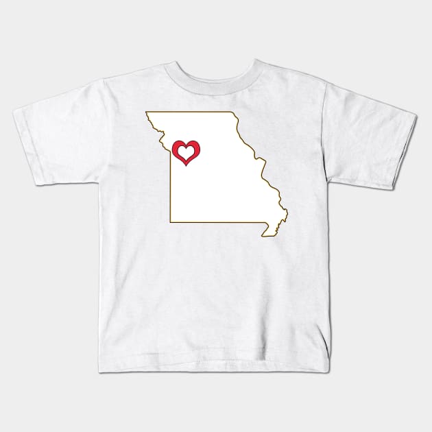 Missouri Kids T-Shirt by somekindofguru